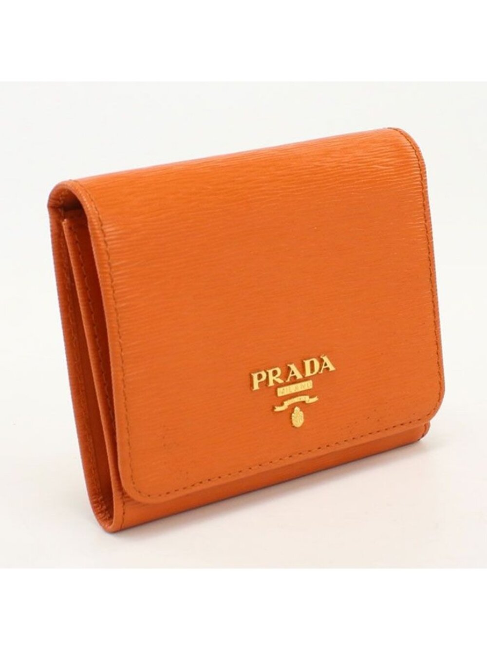 Prada Vitello Move Trifold Wallet Calfskin